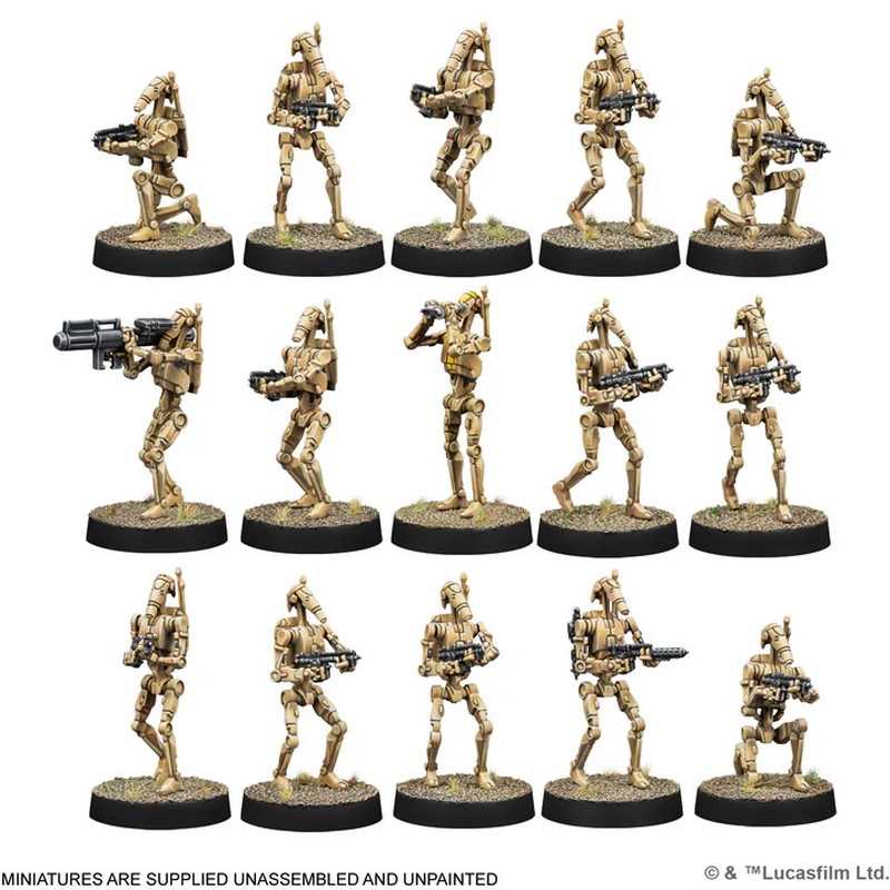 Star Wars De zwarte serie super battle droid, Star Wars figuur 15 cm – aanval van de klonen